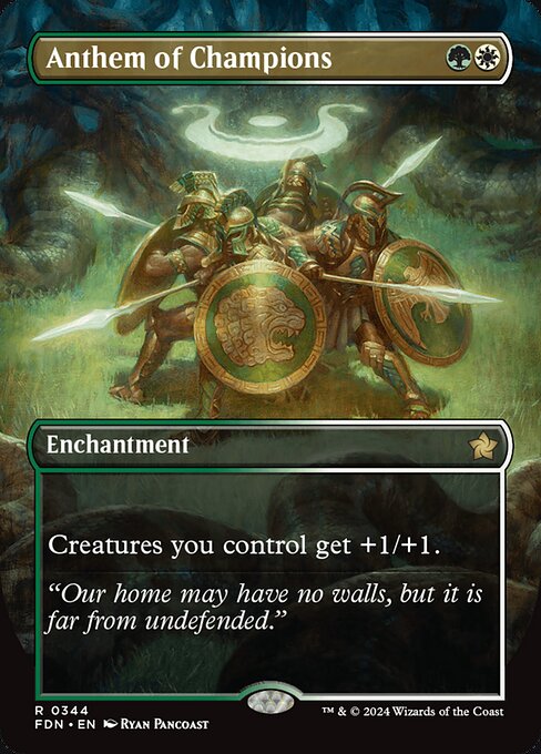 Anthem of Champions (FDN) — Foil