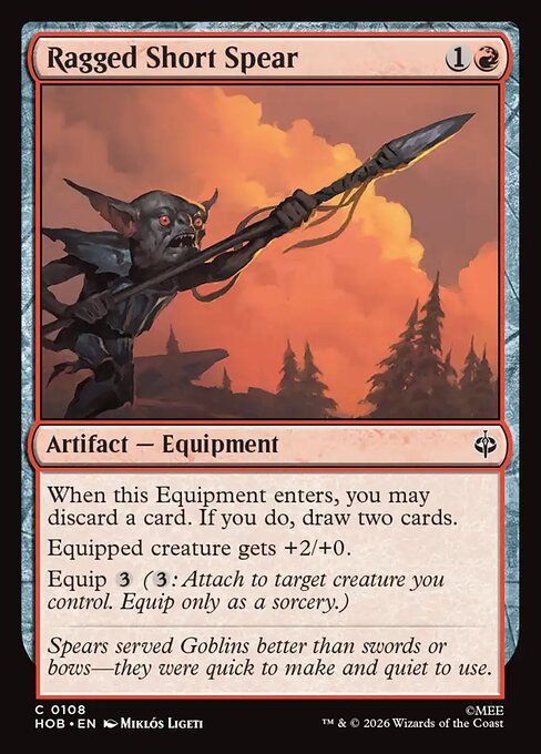 Ragged Short Spear (HOB) — Nonfoil
