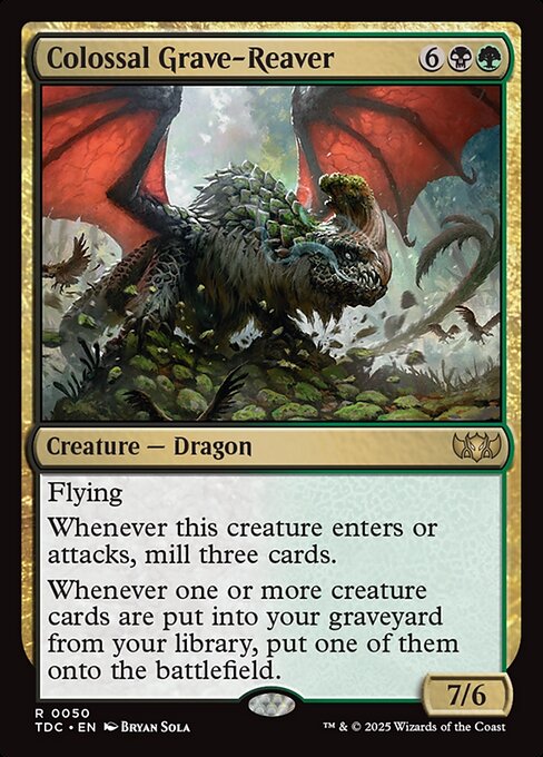 Colossal Grave-Reaver (TDC) — Nonfoil