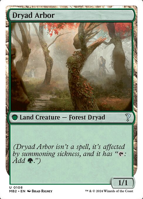 Dryad Arbor (MB2) — Nonfoil