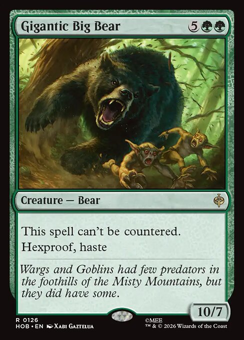 Gigantic Big Bear (HOB) — Foil