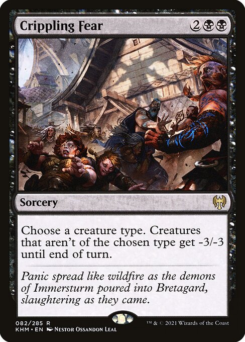 Crippling Fear (KHM) — Nonfoil
