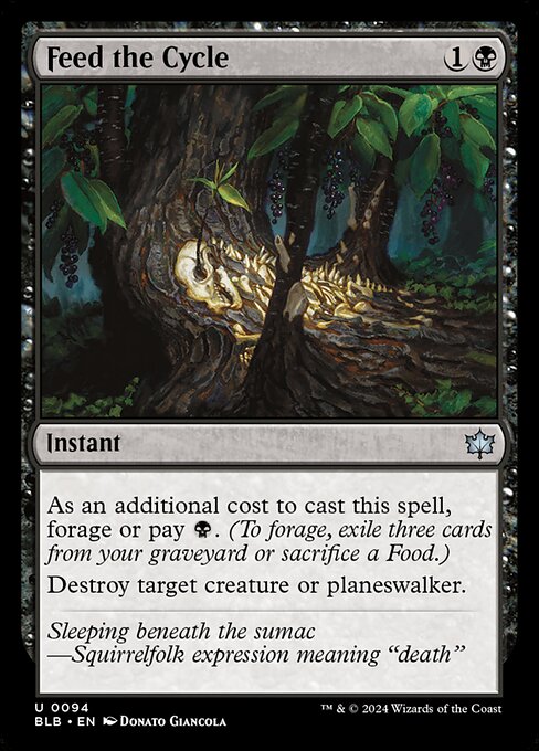 Feed the Cycle (BLB) — Nonfoil