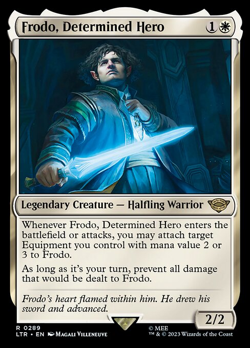 Frodo, Determined Hero (LTR) — Nonfoil