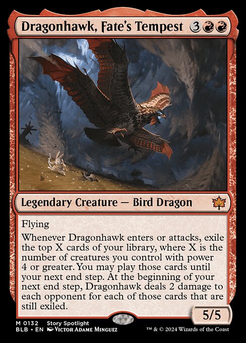 Dragonhawk, Fate's Tempest (BLB) — Foil