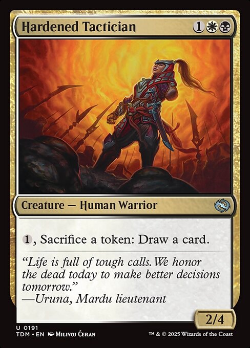 Hardened Tactician (TDM) — Nonfoil