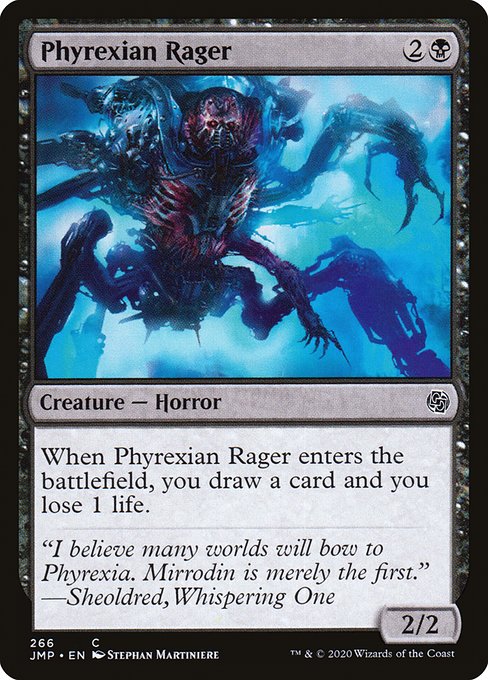 Phyrexian Rager (JMP) — Nonfoil