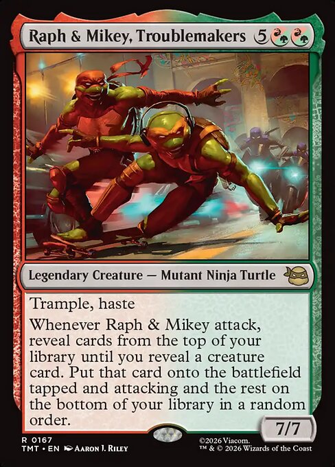 Raph & Mikey, Troublemakers (TMT) — Nonfoil