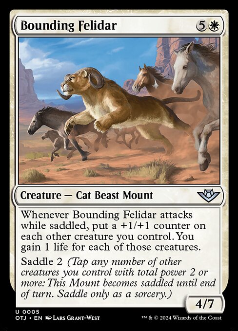 Bounding Felidar (OTJ) — Nonfoil