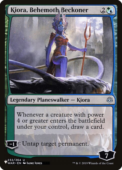 Kiora, Behemoth Beckoner (PLST) — Nonfoil