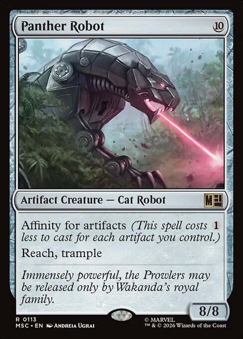 Panther Robot (MSC) — Nonfoil