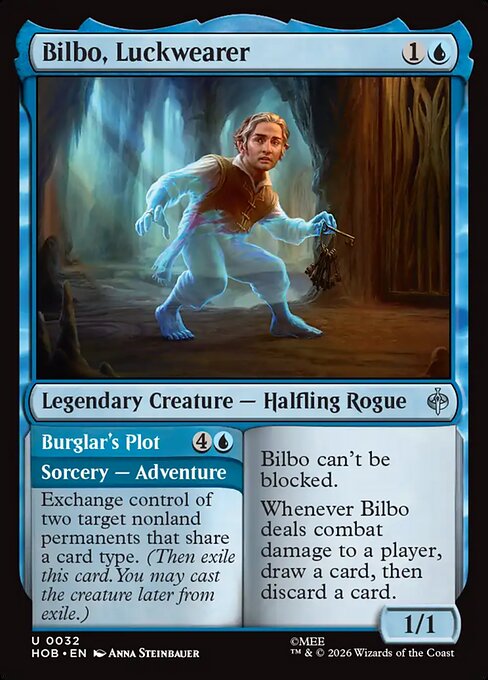 Bilbo, Luckwearer // Burglar's Plot (HOB) — Foil