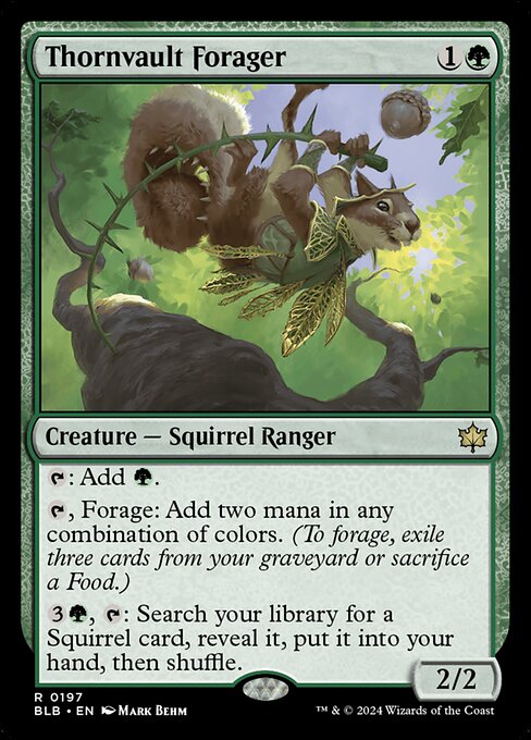 Thornvault Forager (BLB) — Nonfoil