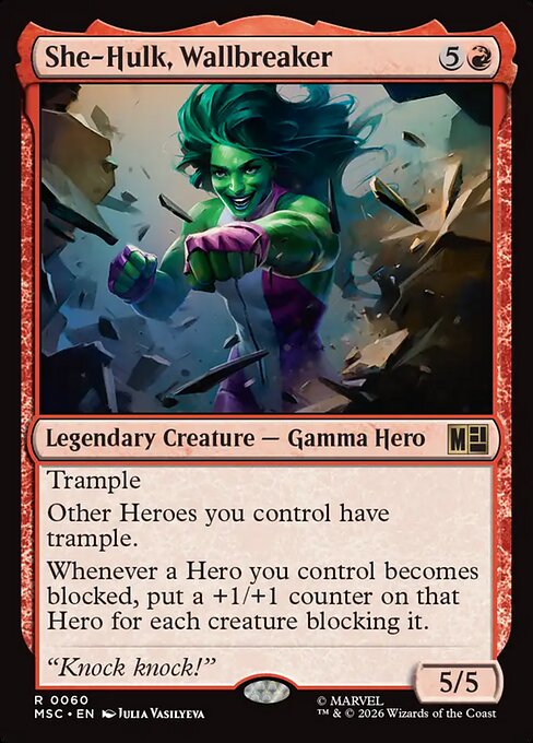 She-Hulk, Wallbreaker (MSC) — Nonfoil
