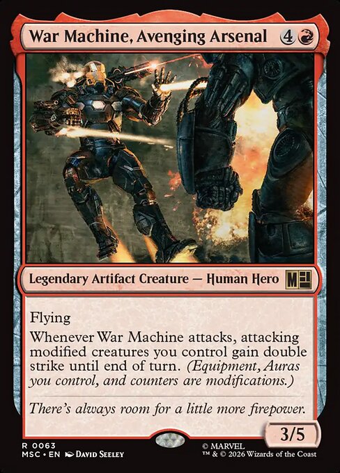 War Machine, Avenging Arsenal (MSC) — Nonfoil