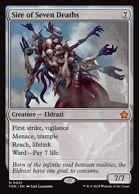 Sire of Seven Deaths (FDN) — Nonfoil