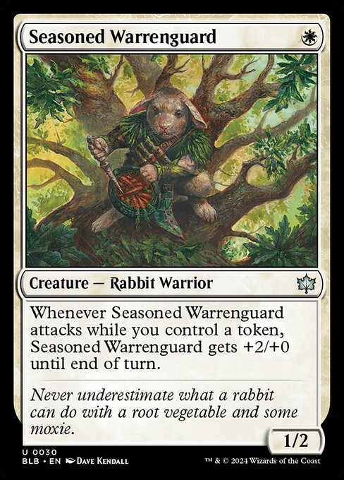 Seasoned Warrenguard (BLB) — Foil