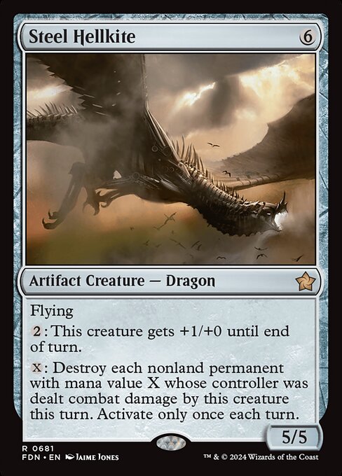 Steel Hellkite (FDN) — Nonfoil