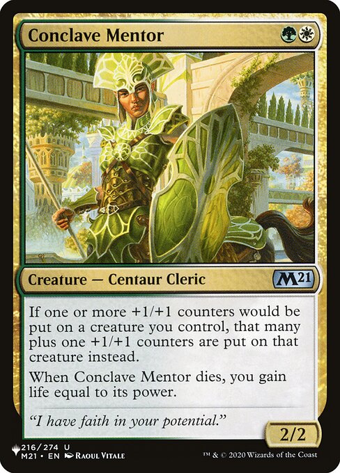 Conclave Mentor (PLST) — Nonfoil