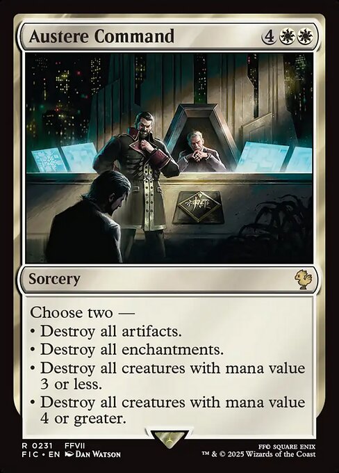 Austere Command (FIC) — Nonfoil