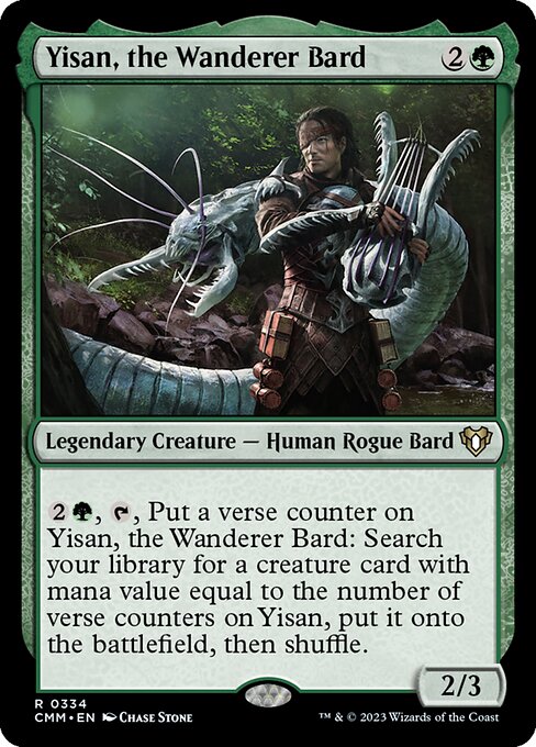 Yisan, the Wanderer Bard (CMM) — Nonfoil
