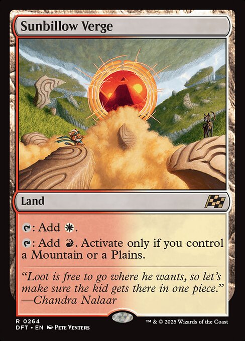Sunbillow Verge (DFT) — Nonfoil