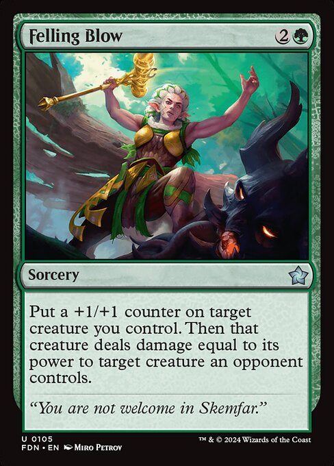 Felling Blow (FDN) — Foil