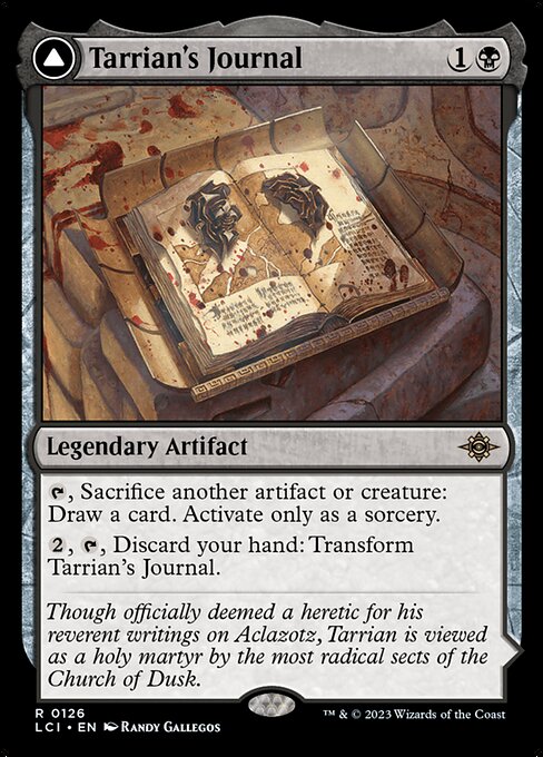 Tarrian's Journal // The Tomb of Aclazotz (LCI) — Nonfoil