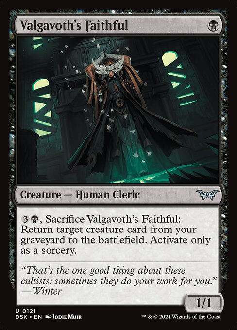 Valgavoth's Faithful (DSK) — Foil