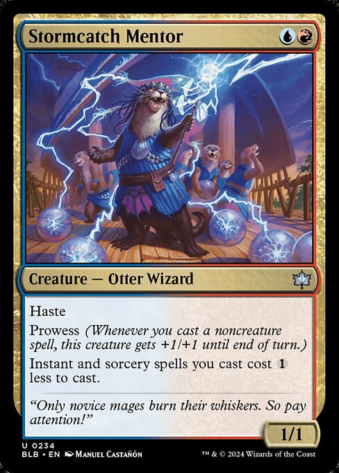 Stormcatch Mentor (BLB) — Nonfoil