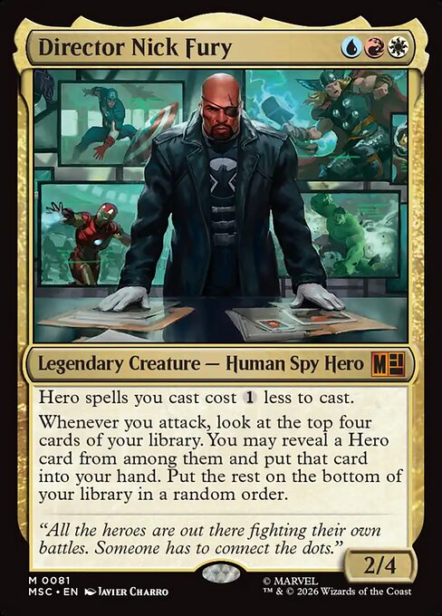Director Nick Fury (MSC) — Nonfoil