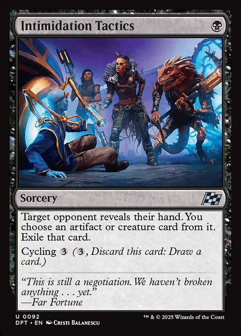 Intimidation Tactics (DFT) — Nonfoil