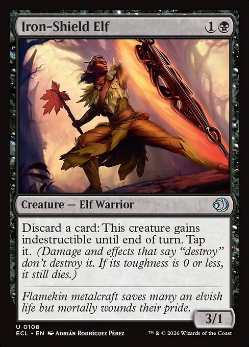 Iron-Shield Elf (ECL) — Nonfoil