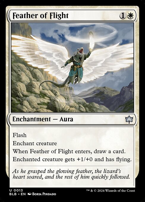 Feather of Flight (BLB) — Nonfoil