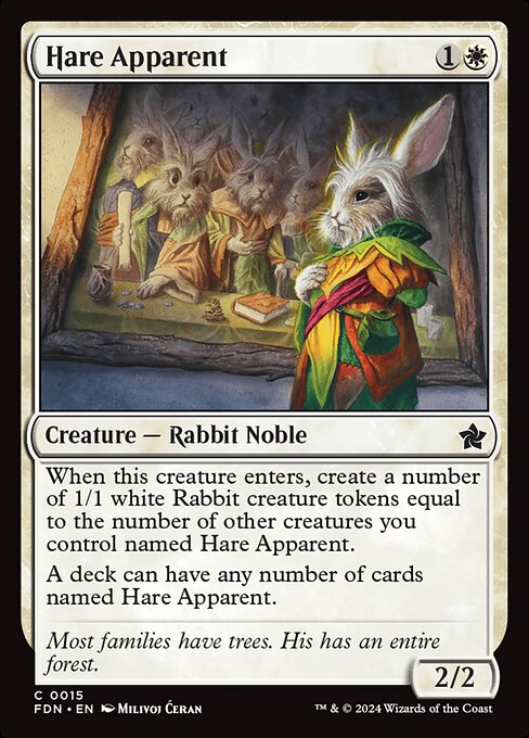 Hare Apparent (FDN) — Foil