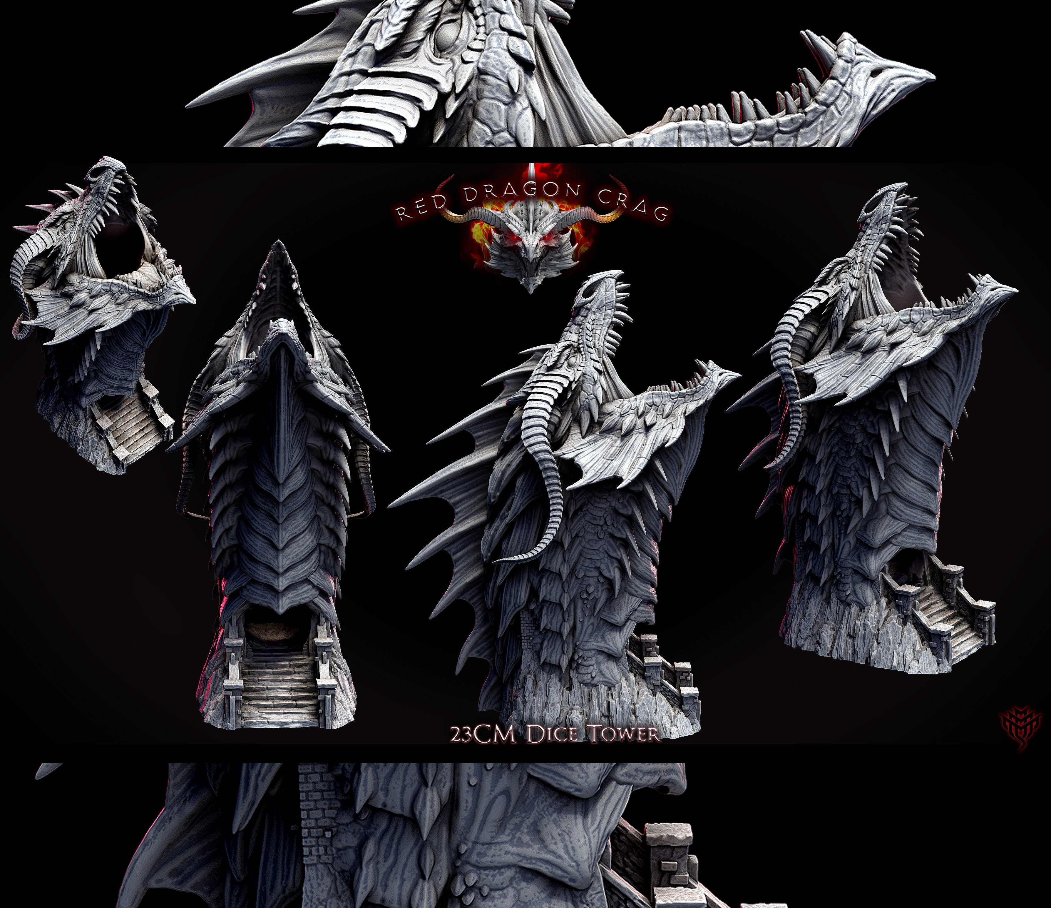 Red Dragon Dice Tower