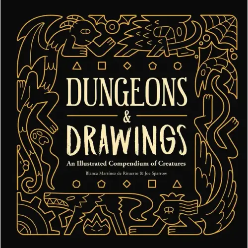 Cover of Dungeons and Drawings: An Illustrated Compendium of Creatures - Hardcover Hardcover RPG book