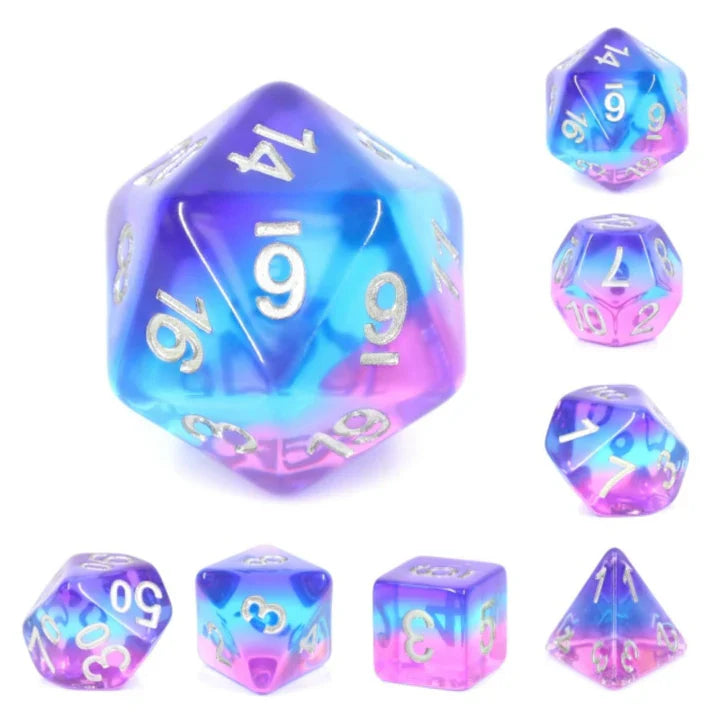 Purple Sky RPG Dice Set