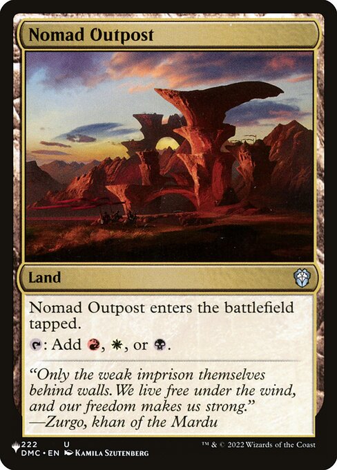 Nomad Outpost (PLST) — Nonfoil