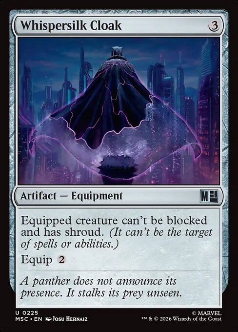 Whispersilk Cloak (MSC) — Nonfoil