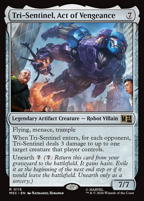 Tri-Sentinel, Act of Vengeance (MSC) — Nonfoil