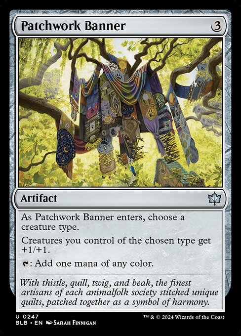 Patchwork Banner (BLB) — Foil