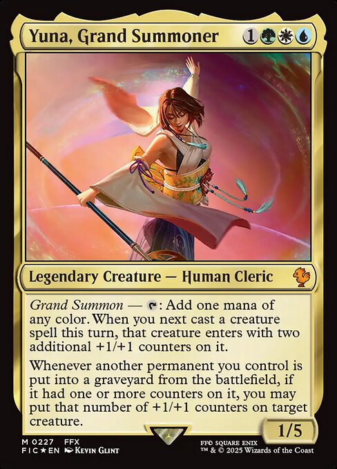 Yuna, Grand Summoner (FIC) — Foil