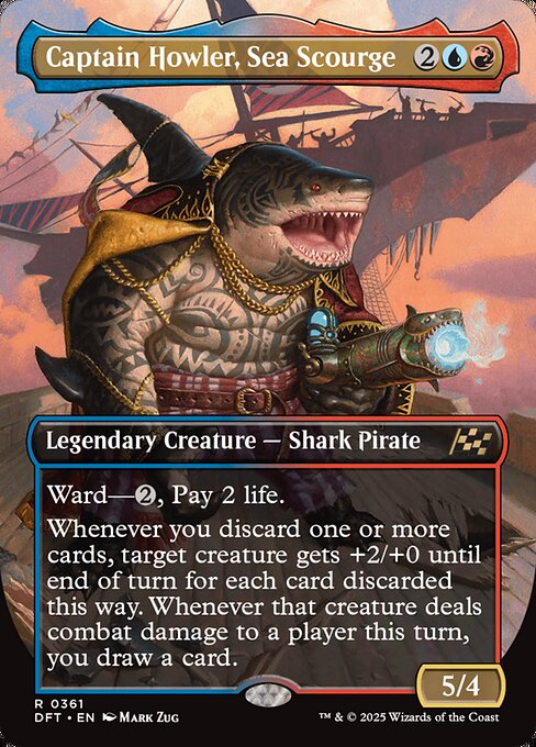Captain Howler, Sea Scourge (DFT) — Nonfoil