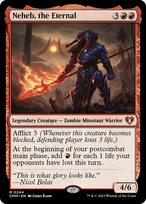 Neheb, the Eternal (CMM) — Nonfoil