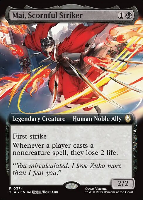 Mai, Scornful Striker (TLA) — Foil