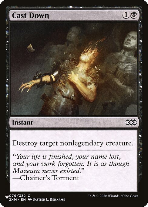 Cast Down (PLST) — Nonfoil