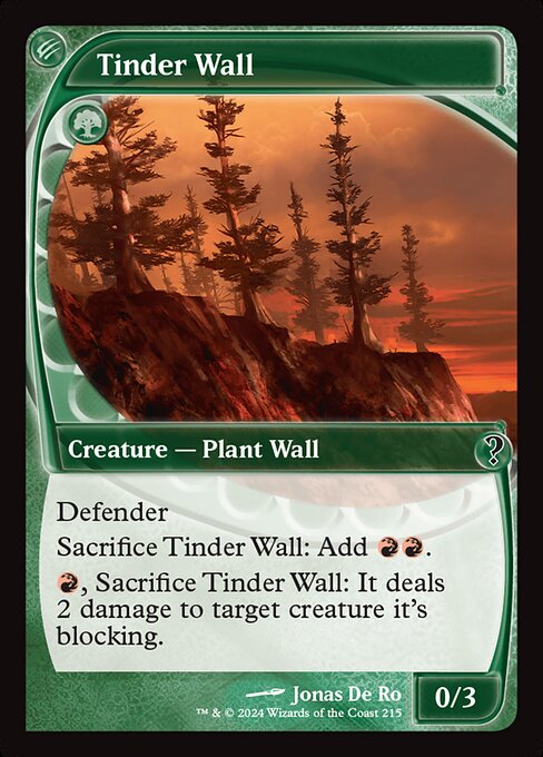 Tinder Wall (MB2) — Nonfoil