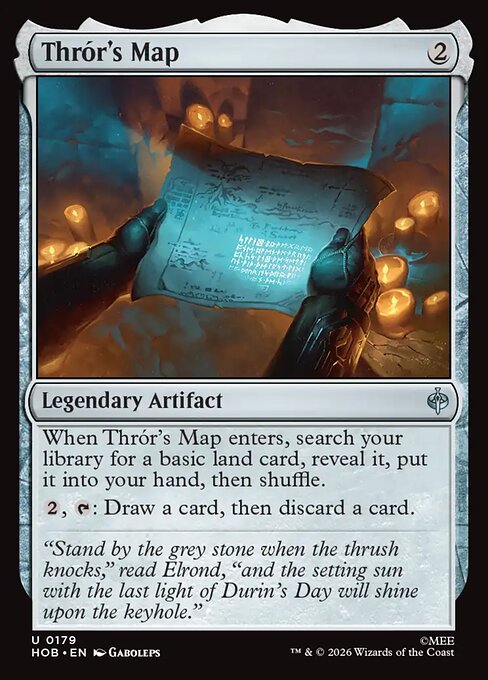 Thrór's Map (HOB) — Foil