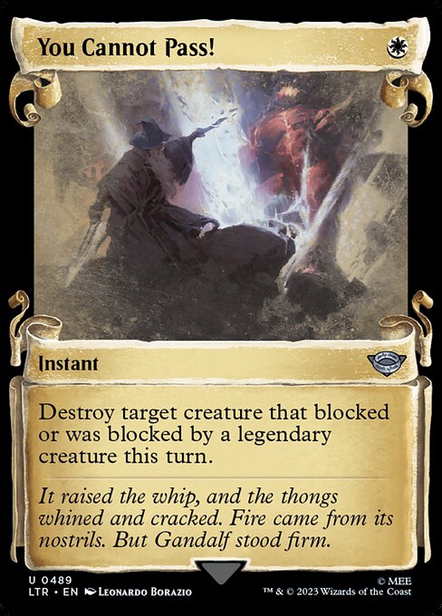 You Cannot Pass! (LTR) — Nonfoil